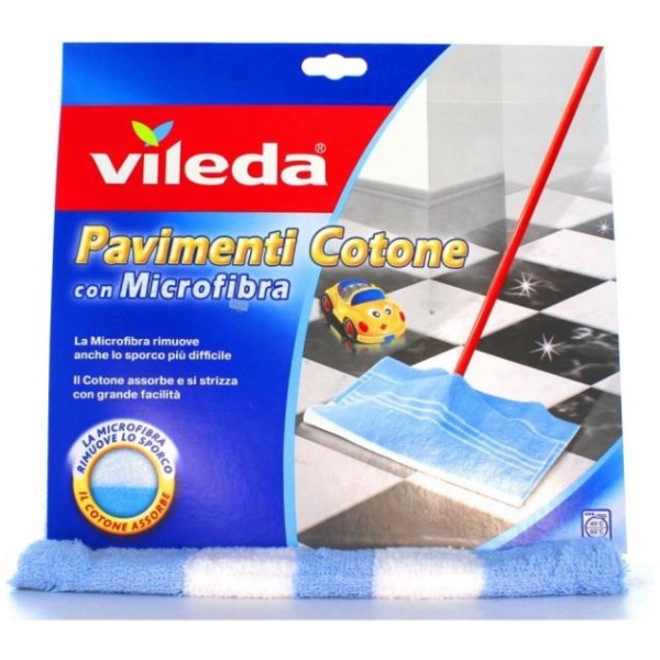 Vileda Pavimenti Cotone con Microfibra