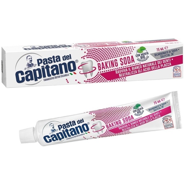 Pasta del Capitano Dentifricio 100ml Baking Soda Bio