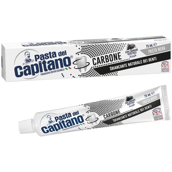 Pasta del Capitano Dentifricio 100ml Carbone Vegetale