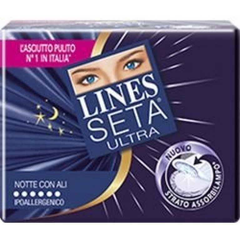 Lines Seta Ultra Notte con Ali x 8