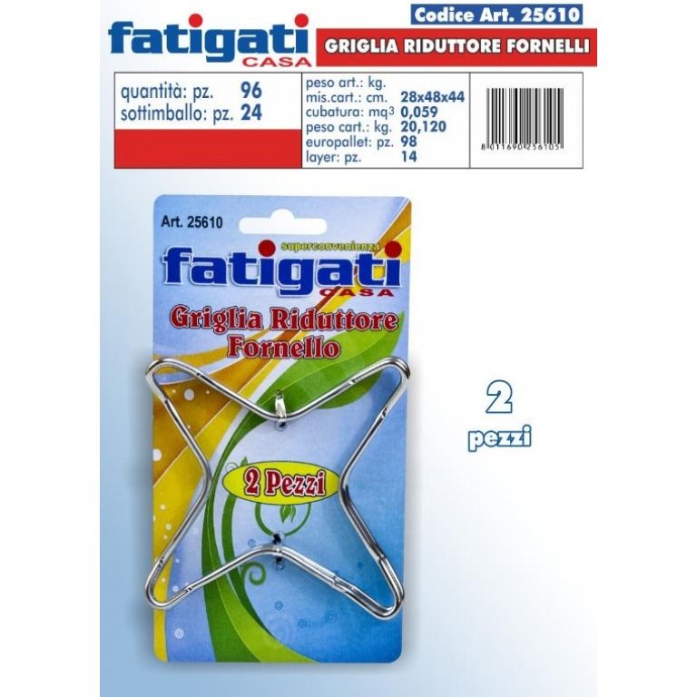 Fatigati Griglia Riduttore per Fornelli (25610)