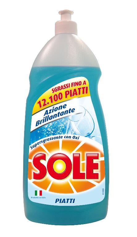 sole detersivo per piatti a mano - 1100ml - limone verde