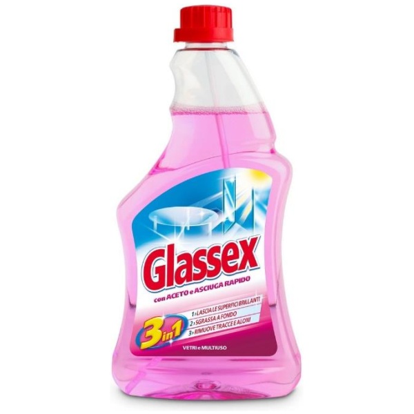 Glassex Ricarica 500ml Aceto