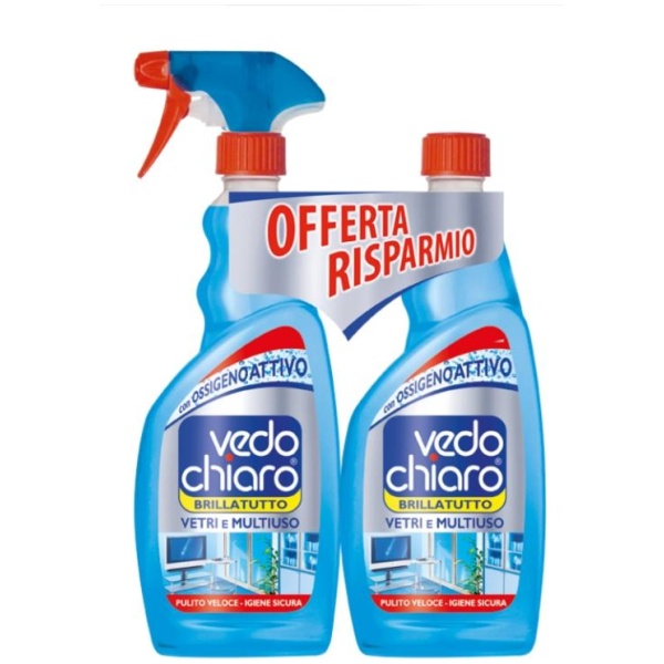 Vedochiaro Multiuso 500ml Completo + Ricarica