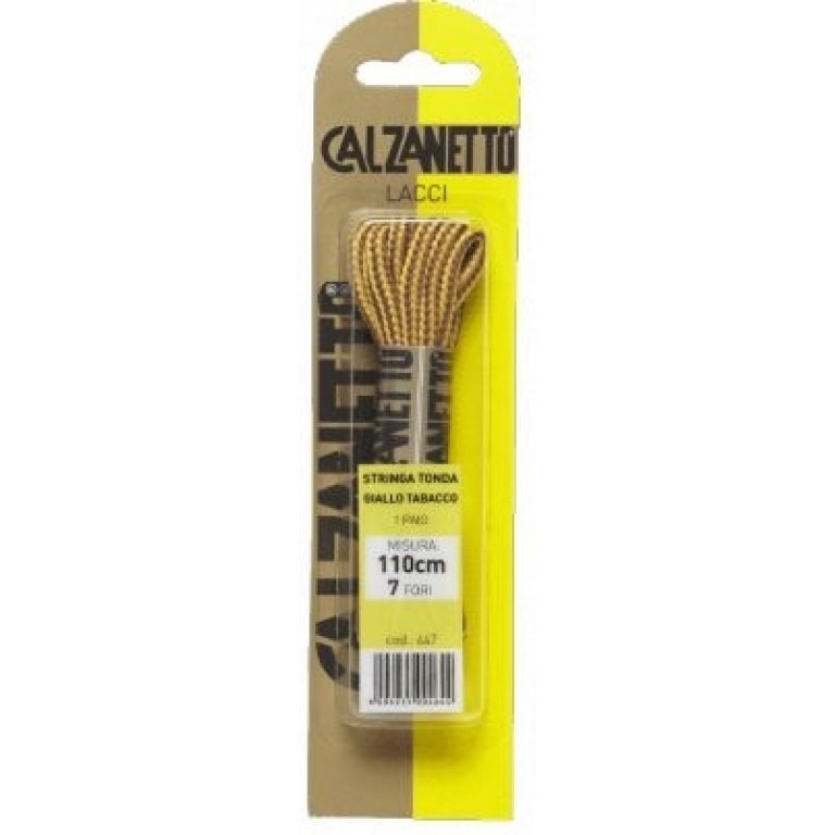 Calzanetto Stringa Tonda 110cm Tabacco