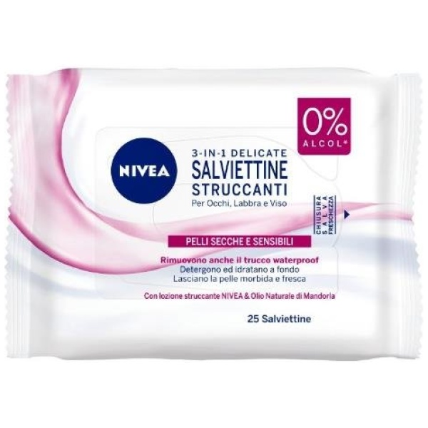 Nivea Salviette Struccanti x 25 Delicate