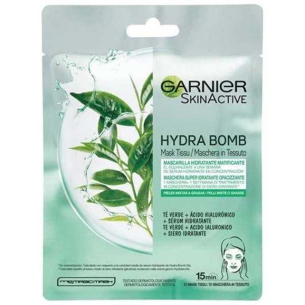 Garnier Hydra Bomb Opacizzante Maschera in Tessuto