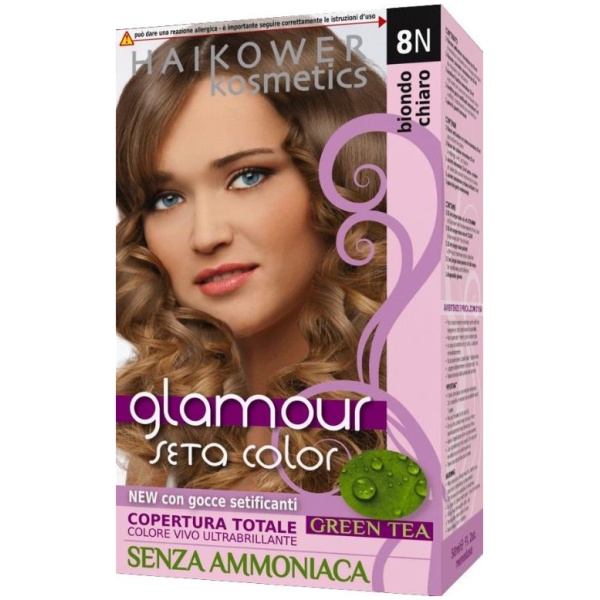 Glamour Seta Color Senza Ammoniaca 8N Biondo Chiaro