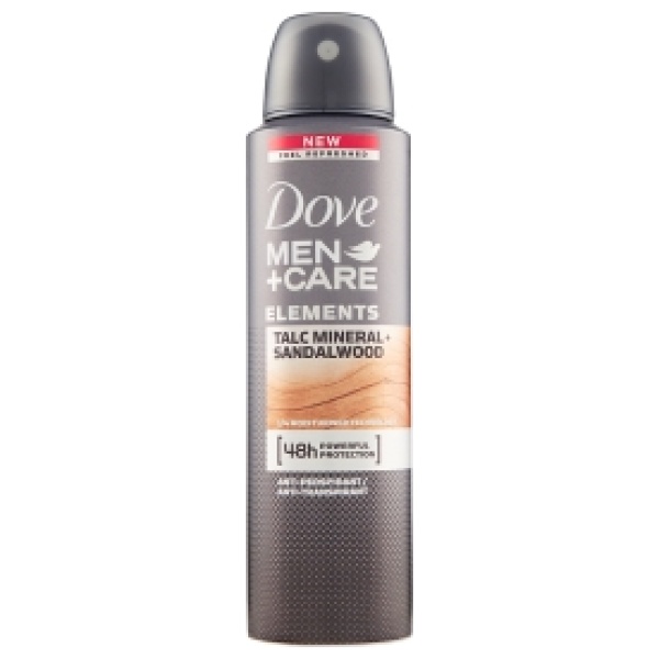 Dove Men Deo Spray 150ml Talc Mineral + Sandalwood