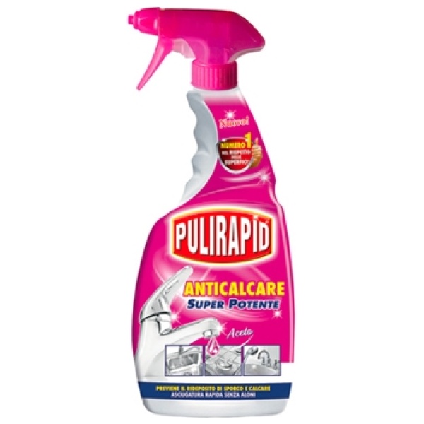 Pulirapid Vapo 500ml Aceto