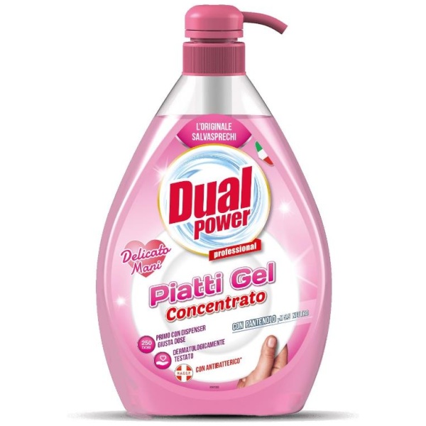 Dual Power Piatti Gel Dispenser 1000ml Mani