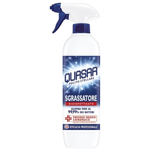 Quasar Sgrassatore Disinfettante 650ml Completo