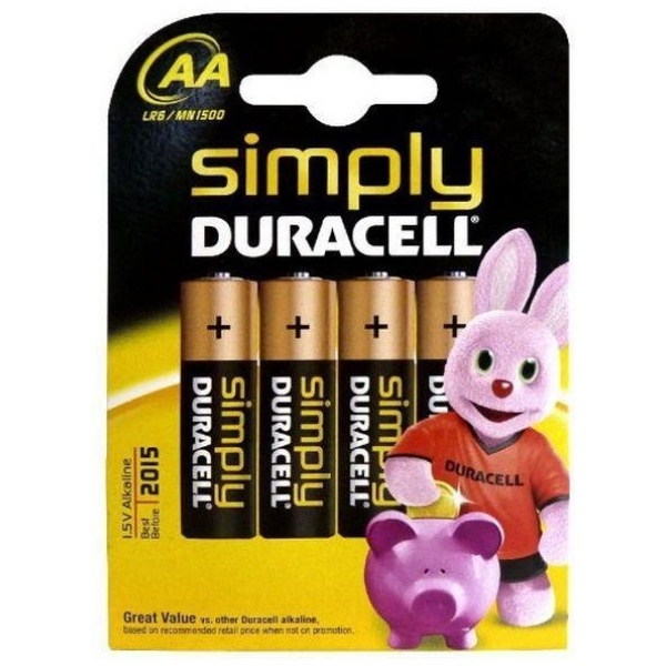 Duracell Stilo x 4 Simply