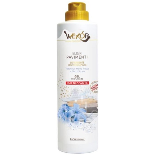 Wexor Elisir Pavimenti Igienizzante 750ml Patchouli Menta Fresca e Fiori d' Acqua