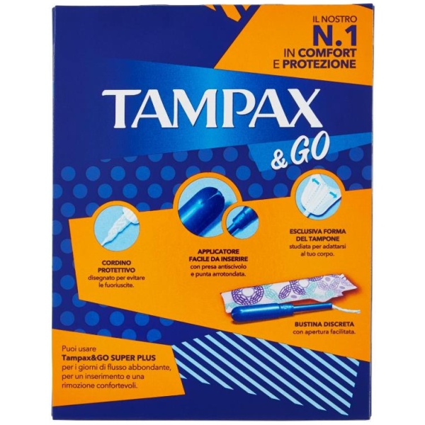 Tampax & Go Super Plus x 18