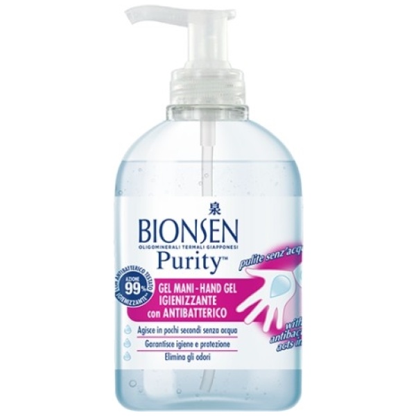 Bionsen Purity Gel Mani Igienizzante 300ml Dispenser