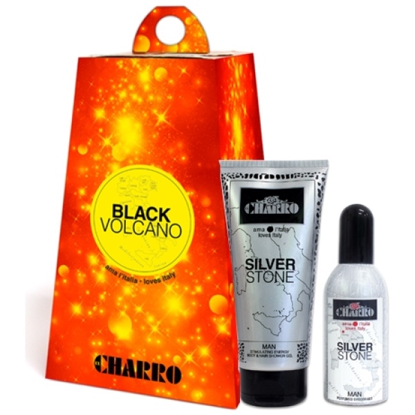 El Charro Panettone Silver Stone Deo 100ml + Shower Gel 200ml