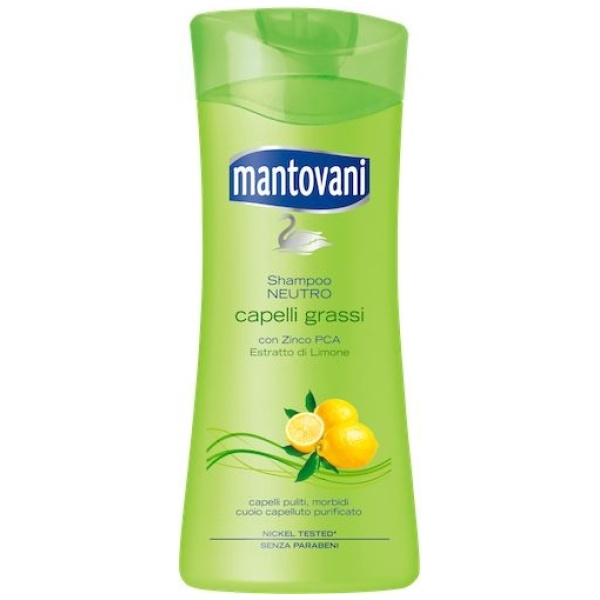 Mantovani Shampoo Neutro 400ml Capelli Grassi