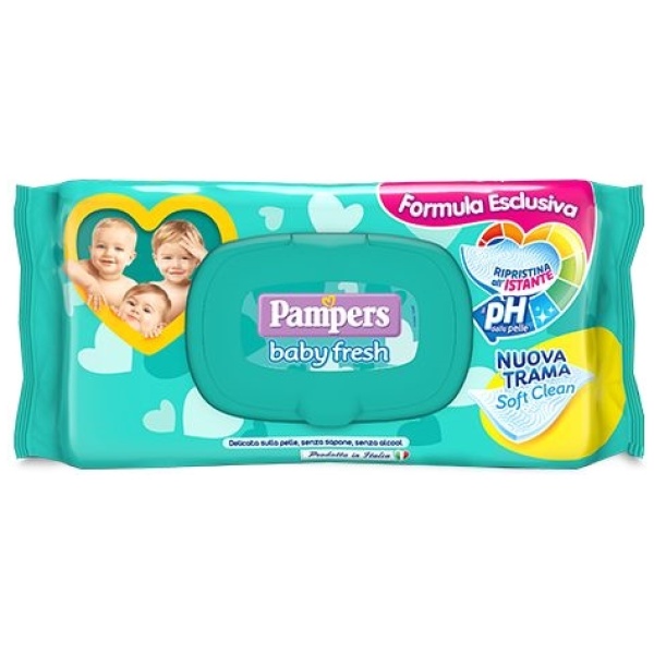 Pampers Baby-dry Fresh Salviettine x 50