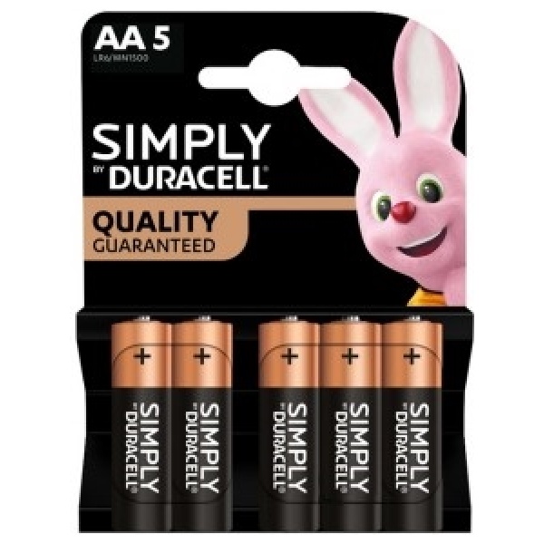 Duracell Stilo x 5 Simply