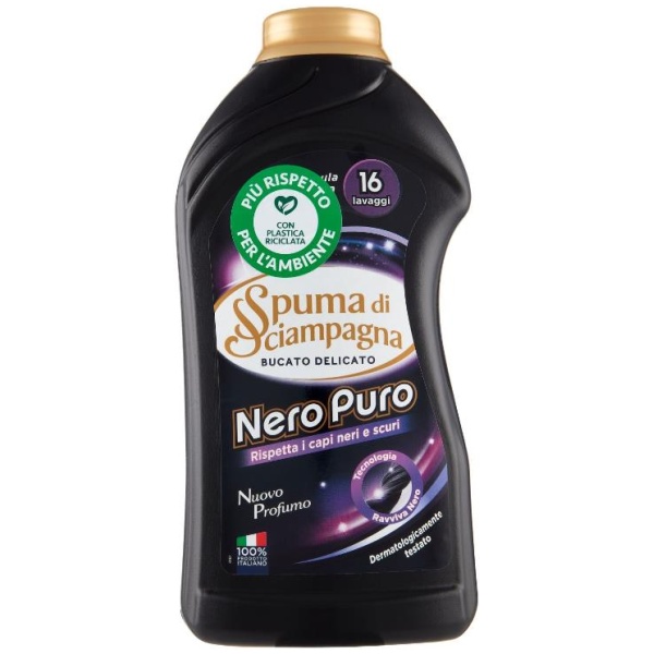 Spuma di Sciampagna Bucato 800ml Nero Puro