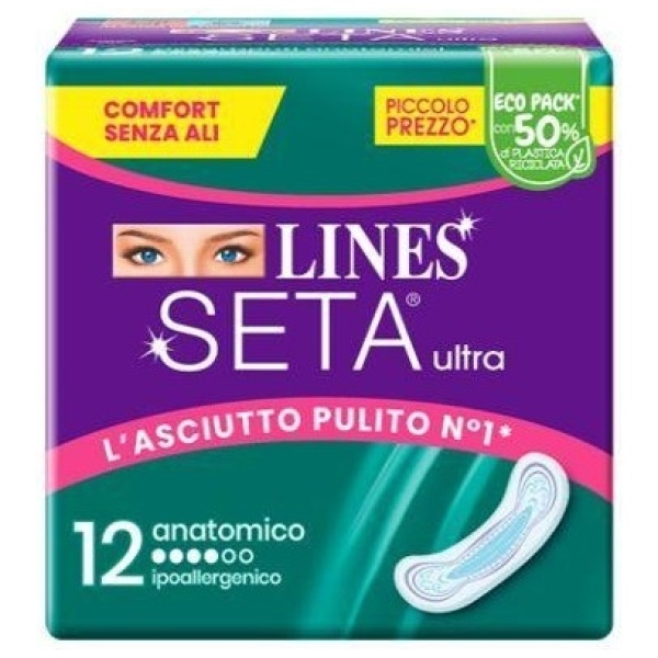 Lines Seta Ultra Anatomico x 12