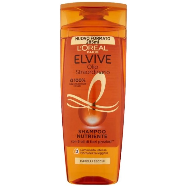 Elvive Shampo 285ml Olio Straordinario