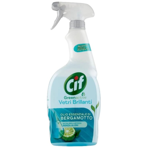 Cif Greenactive Vetri Brillanti 650ml Vapo Bergamotto