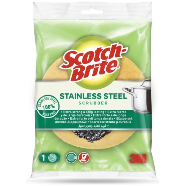 Scotch-Brite Stainless Steel Scrubber (Spugna Metallica)