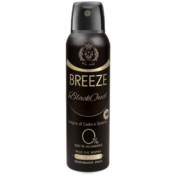 Breeze Deo Spray 150ml Black Oud