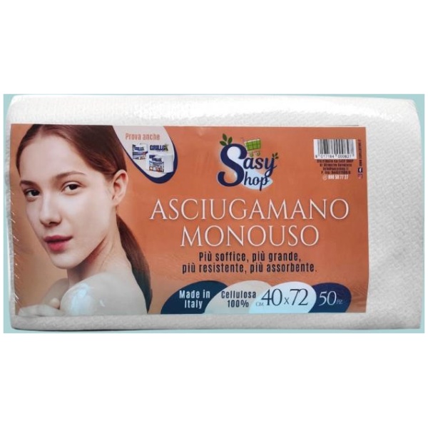 Sasy Shop Asciugamani Carta 40x72 x 50pz