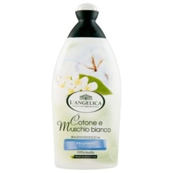 L'Angelica Bagnodoccia 500ml Cotone e Muschio Bianco