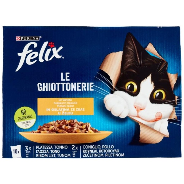 Felix Ghiottonerie in Gelatina 85gr x 10