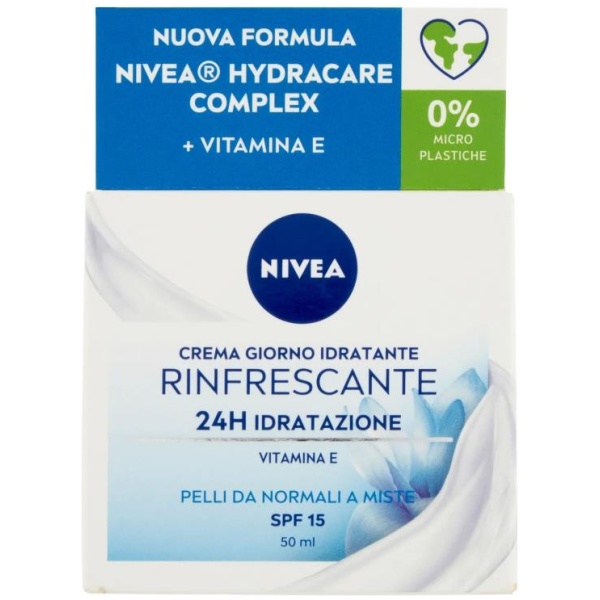 Nivea Crema Idratante Rinfrescante Pelli da Normali e Miste