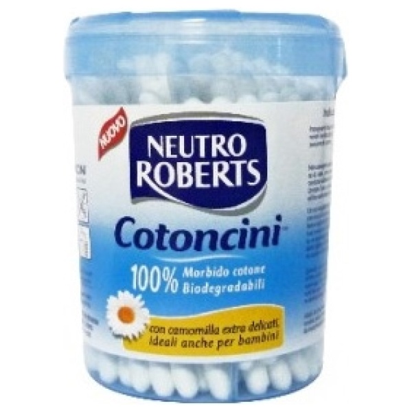 Neutro Roberts Cottonfioc x 100 Biodegradabili