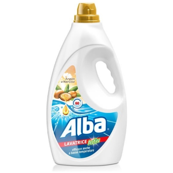 Alba Lavatrice Liquido 3000ml Argan e Narciso