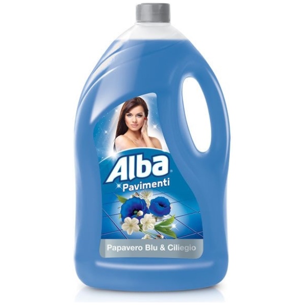 Alba Lavapavimenti 4000ml Papavero Blu & Ciliegio