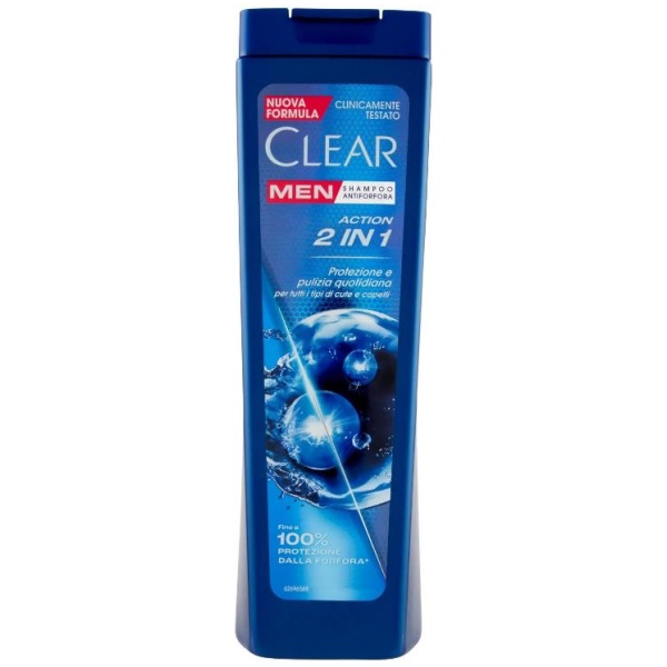 Clear Men Shampoo 2in1 225ml Action