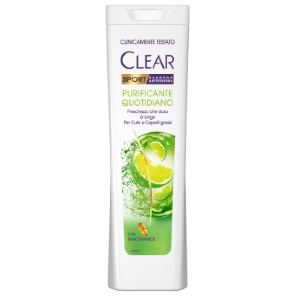 Clear Sport Shampoo 225ml Purificante Quotidiano