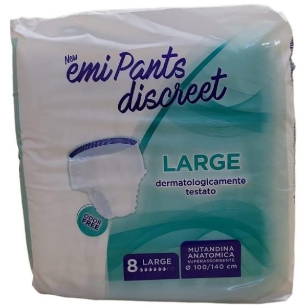 Emi Pants Discreet Large x 8