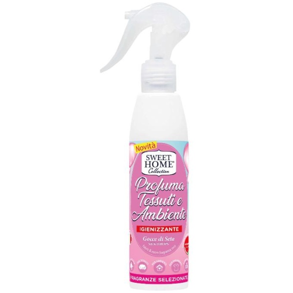 Sweet Home Profuma Tessuti e Ambiente 250ml Gocce di Seta