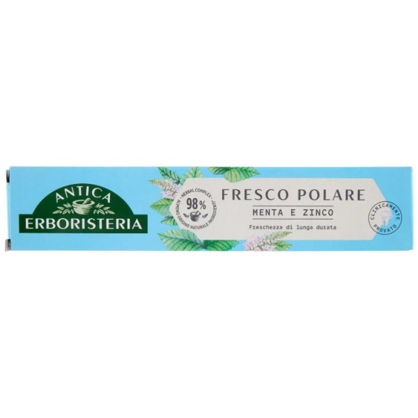 Antica Erboristeria Dentifricio 75ml Fresco Polare Menta e Zinco