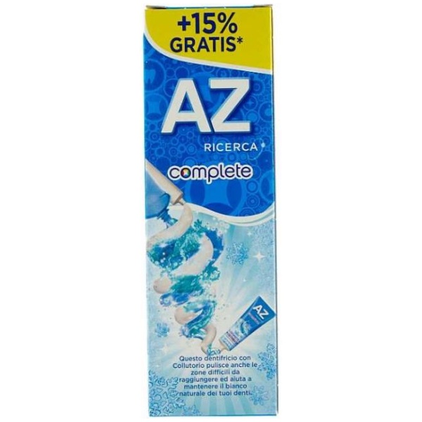 Az Dentifricio 75ml Complete con Colluttorio Whitening