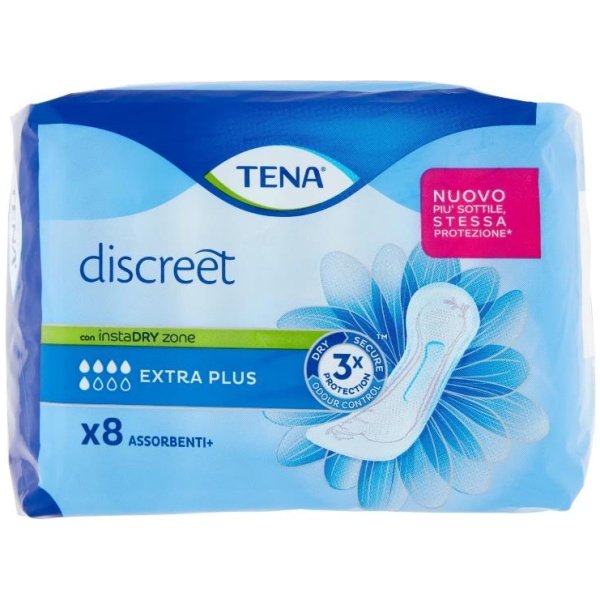 Tena Discreet Extra Plus x 8