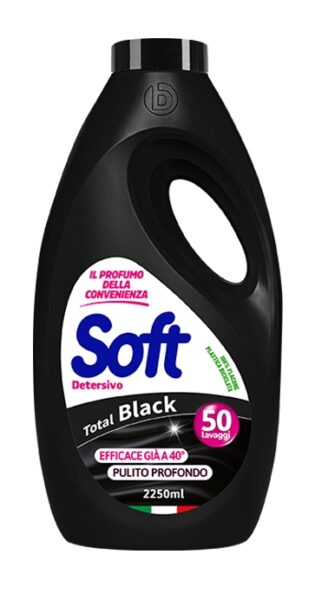 Soft Liquido Lavatrice 50mis. Total Black