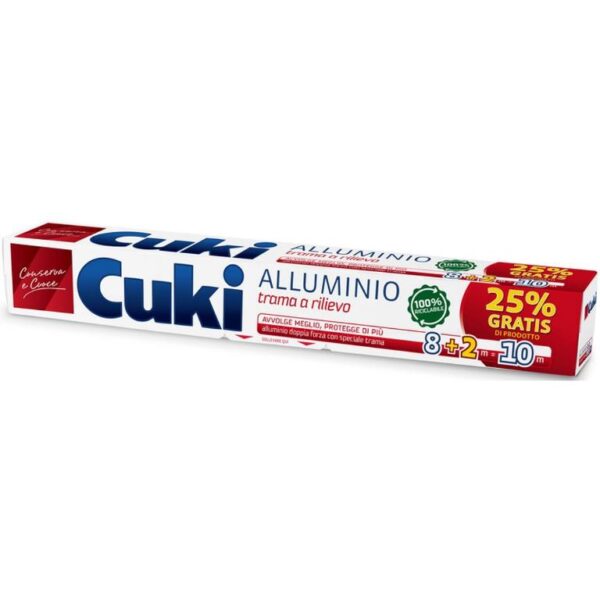 Cuki Alluminio Trama a Rilievo 8+2mt