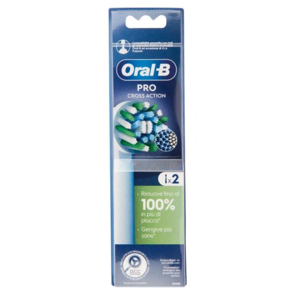 Oral B Ricambio Pro Cross Action x 2