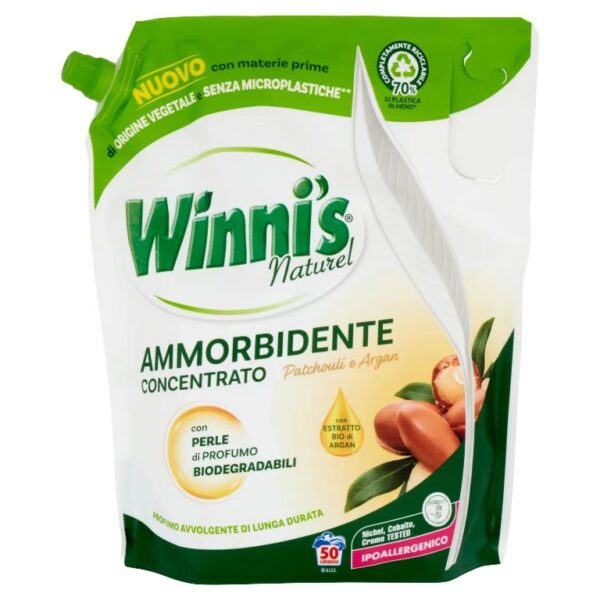 Winni's Ammorbidente Busta 50Mis. Patchouli e Argan