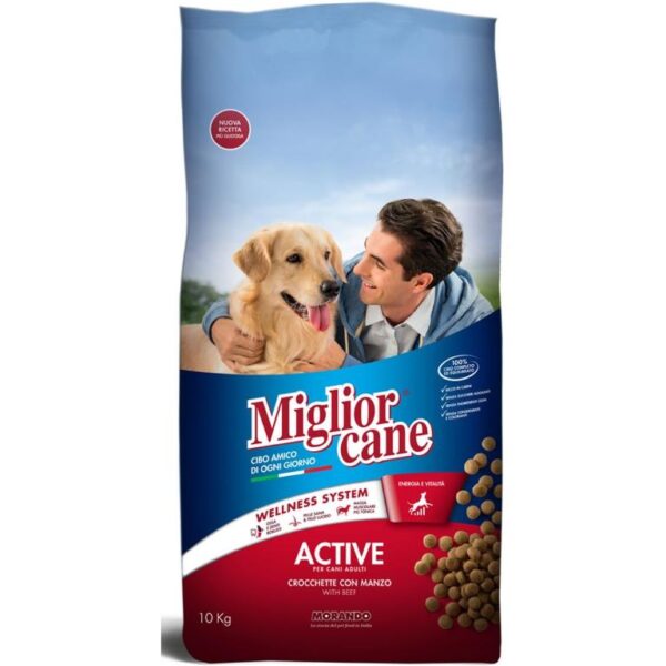 Miglior Cane Active Crocchette Manzo 10Kg.