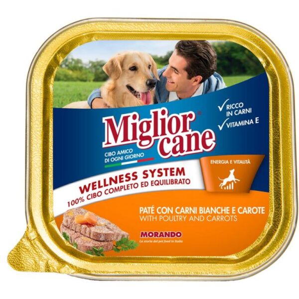 Miglior Cane Patè 150gr Carni Bianche e Carote